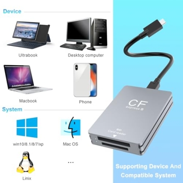 CFexpress Type B Card Reader USB 3.2 Gen 2 10Gbps