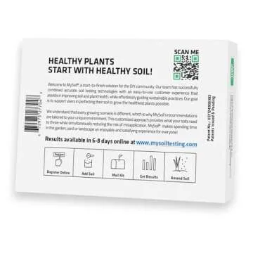 MySoil Soil Test Kit 2 Pack, Unlock Your Lawn & Garden Potential, Complete & Accurate Nutrient and pH Analysis with Recommendations Tailored to Your Soil and Plant Needs