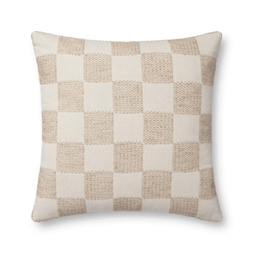 Stylish LOLOI PLL0123 Beige Pillow for Home Decor