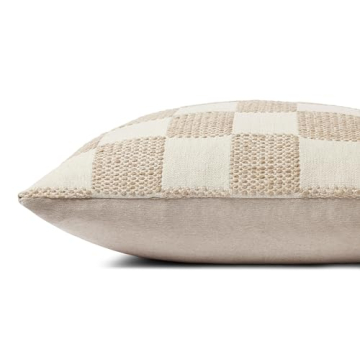 Stylish LOLOI PLL0123 Beige Pillow for Home Decor