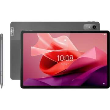 Lenovo Tab P12-2023 - Expansive Touchscreen Tablet - 12.7" 3K Display - 13MP Camera - 8GB Memory - 128GB UFS Storage - Android 13 - Dolby Atmos - Quad JBL Speakers - Pen Included (Renewed)