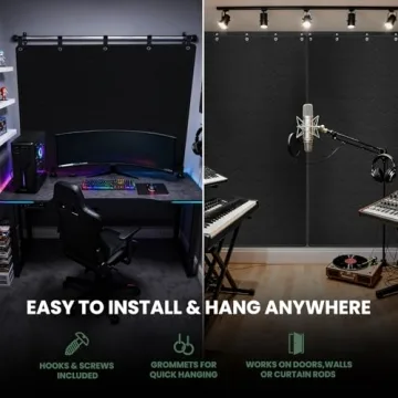 Sound Dampening Blanket for Studios and Offices