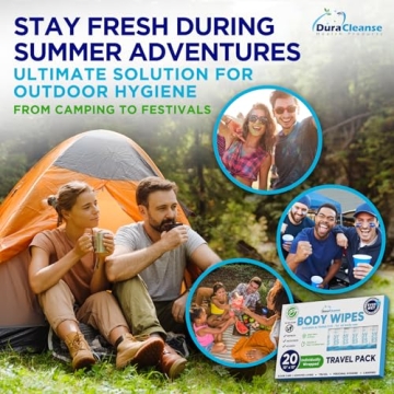 Jumbo Body Wipes for Gentle Cleansing - 20 Count