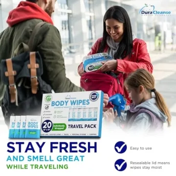 Jumbo Body Wipes for Gentle Cleansing - 20 Count