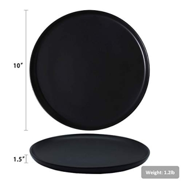 Elegant Monamour 10 Inch Matte Porcelain Plate Set