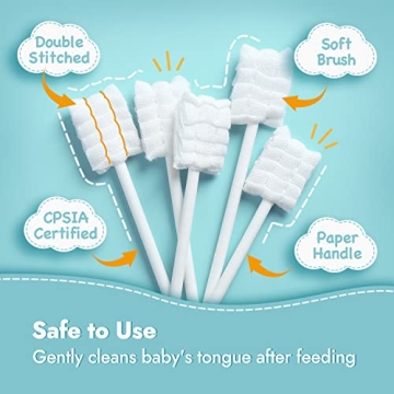 Papablic Baby Tongue Cleaner for Easy Oral Care