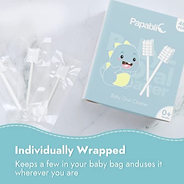 Papablic Baby Tongue Cleaner for Easy Oral Care