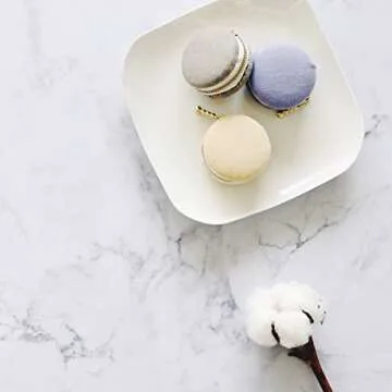 NessHome Neoprene Non-Slip Multi Purpose Desk Pad, 25"x17" (Marble)