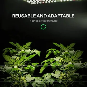 VIVOSUN 5 x 15 ft. Plant Trellis Netting, Heavy-Duty Polyester Grow Net, Garden Trellis Netting with Square Mesh for Climbing Plants, Vegetables, Fruits, and Flowers, 2-Pack