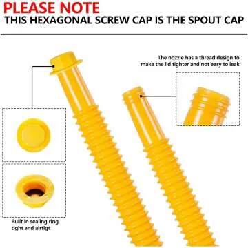 Gas Can Spout Replacement Kit - 8.1in Nozzle