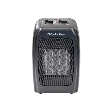 Comfort Zone CZ442E Portable Ceramic Heater Efficient Heat