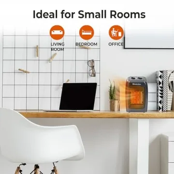 Comfort Zone CZ442E Portable Ceramic Heater Efficient Heat