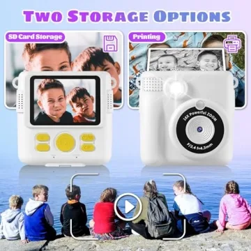 Instant Print Camera for Kids - Capture and Create Fun Moments