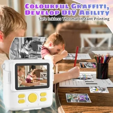 Instant Print Camera for Kids - Capture and Create Fun Moments