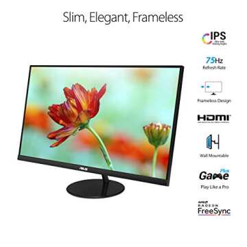 ASUS VL279HE 27” Full HD IPS Monitor with GamePlus & Eye Care