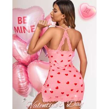 Avidlove Lace Chemise Nightgown Women V Neck Lingerie Sexy Full Slips Sleepwear Mini Teddy Nightwear...