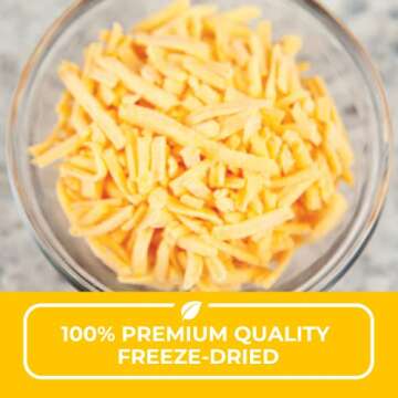Nutristore Freeze-Dried Cheddar Cheese | 25 Year Shelf Life