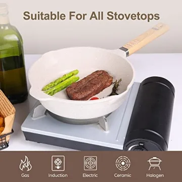 Stylish Nonstick Pots and Pans Set for Perfect Cooking