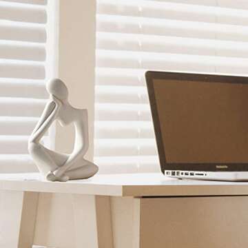 Minimalist Ceramic Thinker Vase for Stylish Decor