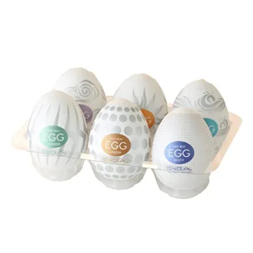 TENGA EGG-VP6(2) Easy Beat EGG Portable Male Masturbator Variety Pack - 6 Pack