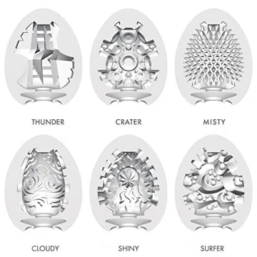 TENGA EGG Portable Male Masturbator Variety Pack - 6 Pack