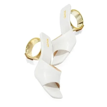 XYD Women Summer Slide Sandals High Heels Beach Wedding