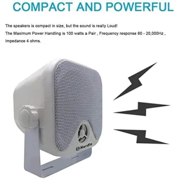 Waterproof Boat Speakers for ATVs and Golf Carts