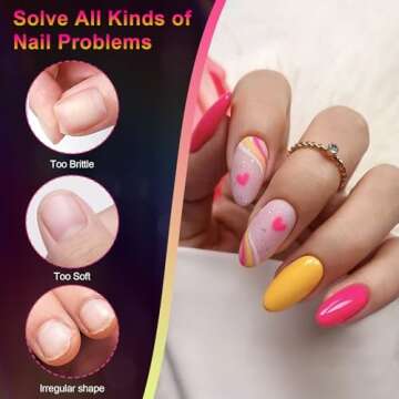 krofaue Almond Nail Tips 240PCS Half Matte Short Almond Press on Nails Half Cover False Nails with Handles Short Soft Gel Nail Tips with Box for Nails Extension Art Home and DIY Nail Salon