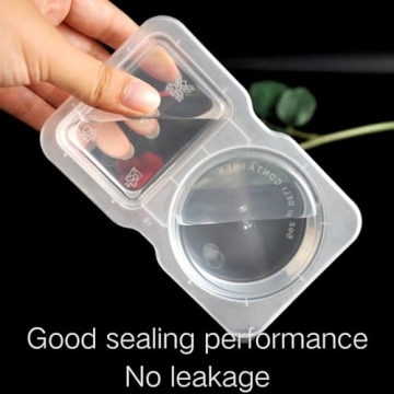 Nsacxa Double Compartment Snack Containers for Condiments