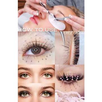 OLLOLASHES Bottom Eyelash Extensions B Curl 0.07mm Mix5-7mm 5mm 6mm 7mm Black Color Bottom Lashes Extensions, Professional Supplies for Lash Techs (Bottom-B-0.07, 5-7mm)