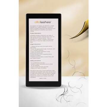 OLLOLASHES Bottom Eyelash Extensions B Curl 0.07mm Mix5-7mm 5mm 6mm 7mm Black Color Bottom Lashes Extensions, Professional Supplies for Lash Techs (Bottom-B-0.07, 5-7mm)