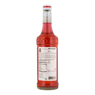 Monin - Rose Syrup with Monin BPA Free Pump, Boxed, Elegant and Subtle, Great for Cocktails, Mocktai...