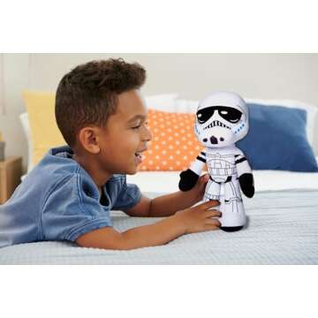 Mattel Star Wars Plush Talkers Soft Toys, 11 to 12-Inch Stormtrooper Plush with 10 Sounds & Phrases,...