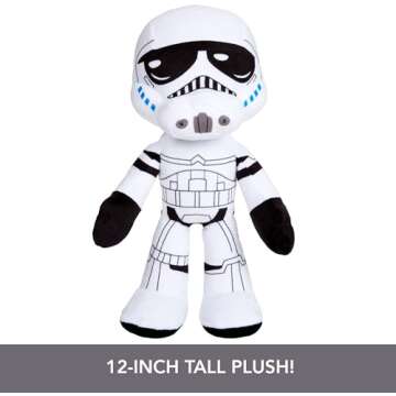 Mattel Star Wars Plush Talkers Soft Toys, 11 to 12-Inch Stormtrooper Plush with 10 Sounds & Phrases, Collectible Soft Dolls