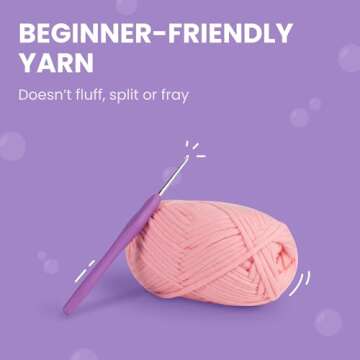 Cookie Box Crochet Kit for Beginners - Learn to Craft Amigurumi Stuffed Animals - Knitting Gift for Kids (13+) and Adults - Beginner-Friendly Yarn - Stitch-by-Stitch Video Tutorial - Jellyfish Jenny