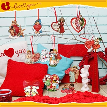 48 Vintage Valentine Hanging Ornaments for Every Celebration