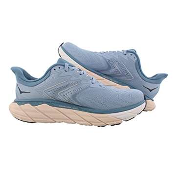 HOKA Arahi 5 Womens Shoes Size 9.5, Color: Blue Fog/Provincial Blue