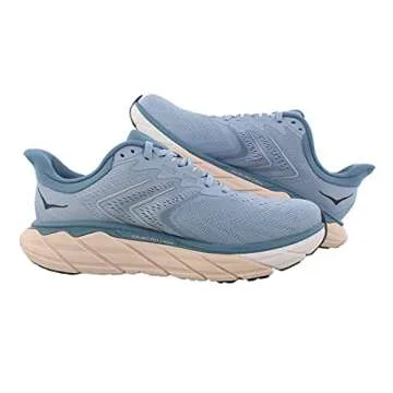 HOKA Arahi 5 Womens Shoes Size 9.5, Color: Blue Fog/Provincial Blue
