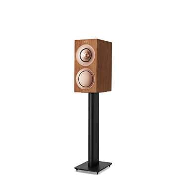 KEF R3 Standmound Speakers (Pair, Walnut)