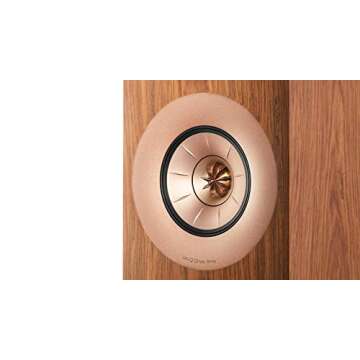 KEF R3 Standmound Speakers (Pair, Walnut)