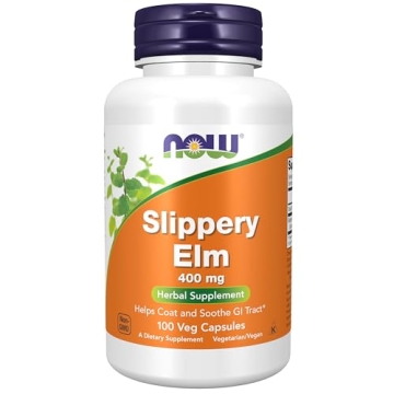 NOW Foods Slippery Elm 400mg - Digestive Health Support