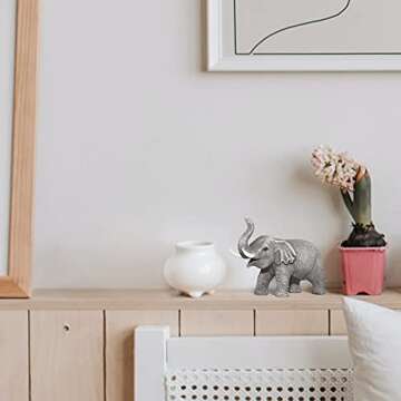 ICARMOUNT Elephant Statue: Decor for Home & Office