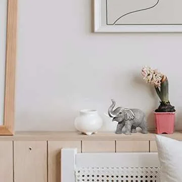 ICARMOUNT Elephant Statue: Decor for Home & Office