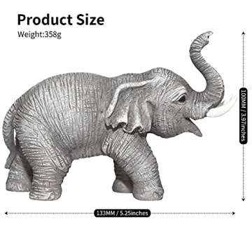 ICARMOUNT Elephant Statue: Decor for Home & Office
