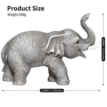 ICARMOUNT Elephant Statue: Decor for Home & Office