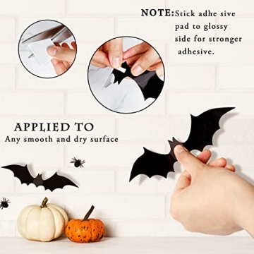 Halloween Decorations Bats Wall Decor for Indoor Halloween Fun