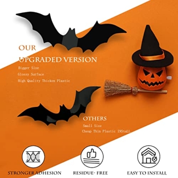Halloween Decorations Bats Wall Decor for Indoor Halloween Fun