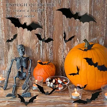 Halloween Decorations Bats Wall Decor for Indoor Halloween Fun