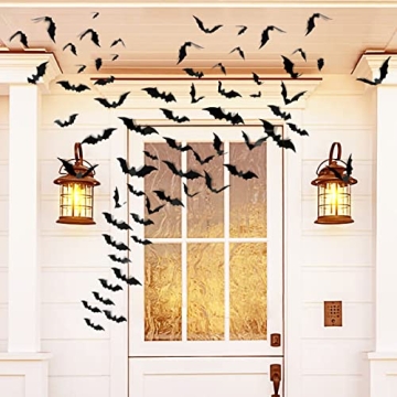 Halloween Decorations Bats Wall Decor for Indoor Halloween Fun