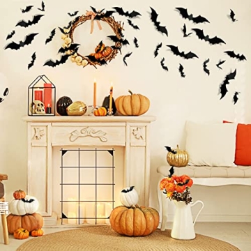 Halloween Decorations Bats Wall Decor for Indoor Halloween Fun